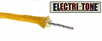 ELECTRI-TONE Cloth Pushback Wire - Yellow