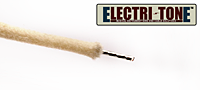 ELECTRI-TONE Cloth Pushback Wire - White
